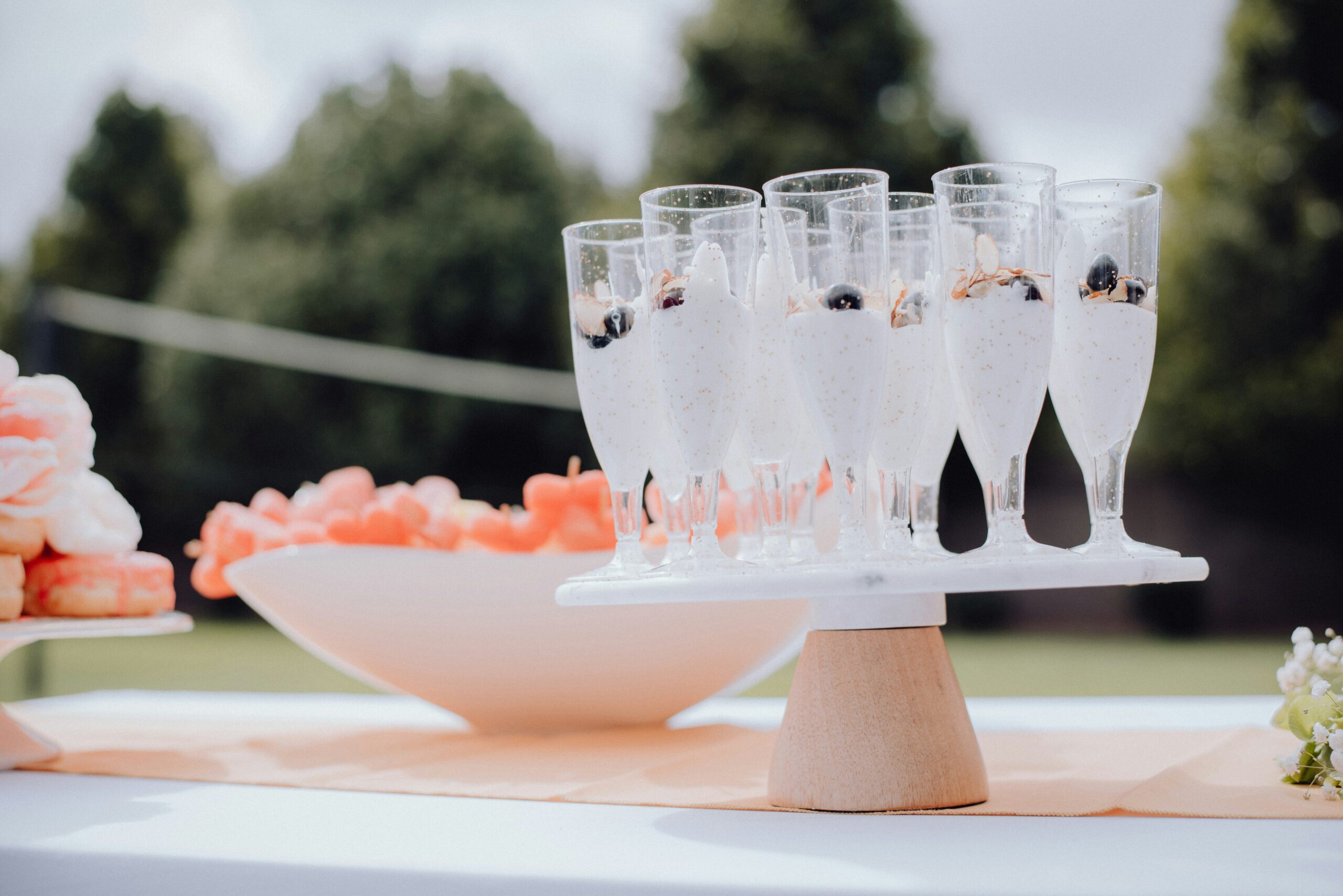 Luxury wedding seafood selection